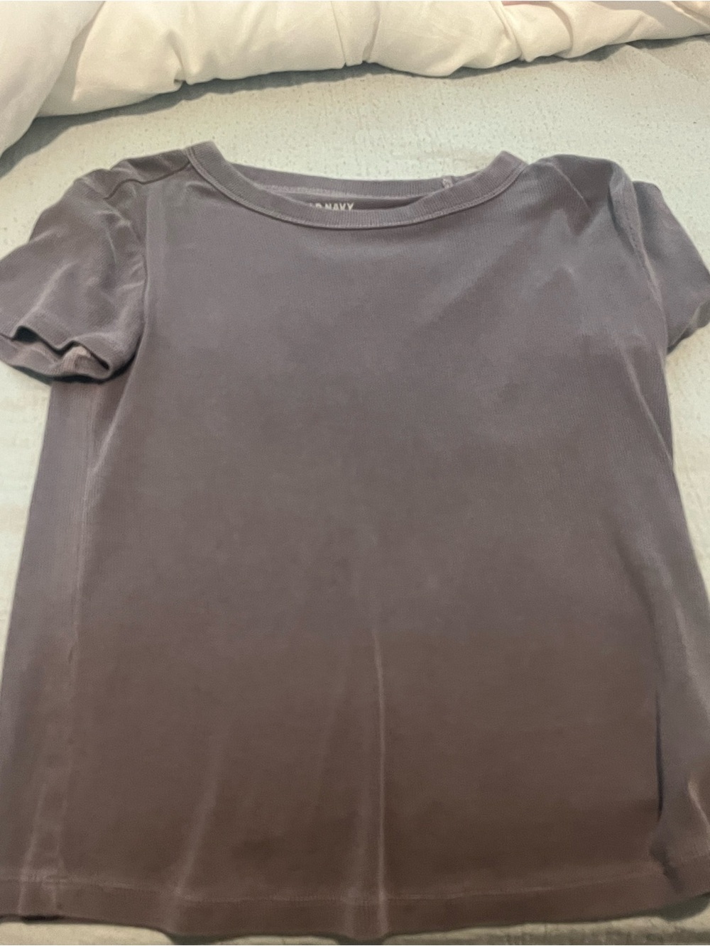 Old Navy Women's Short Sleeve Crewneck Tee - Charcoal Gray